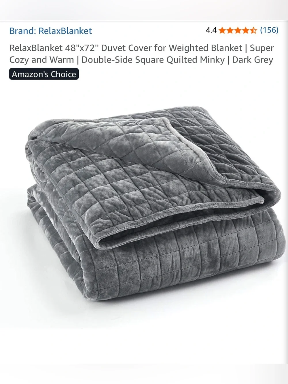 Brand New duvet cover for weighted blanket